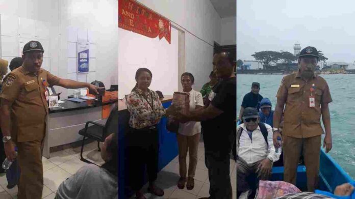 inovasi-pmd-ppa-malra-pencairan-dana-ohoi-desa-elat-kei-besar-161224-labes-suaradamai Kolase foto: Plt. Kepala Dinas Pemberdayaan Masyarakat Desa, Perlindungan Perempuan dan Anak Kabupaten Maluku Tenggara (PMD-PPA Malra), Kace Rahajaan, mengawal proses pencairan dana desa/ohoi di Elat, Kei Besar, Senin (16/12/2024). Foto: Labes Remetwa