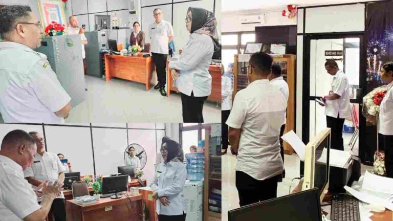 Wakil Wali Kota Ambon, Ely Toisutta, melakukan inspeksi mendadak (Sidak) ke sejumlah Organisasi Perangkat Daerah (OPD) di lingkungan Pemerintah Kota Ambon, Rabu pagi (9/4/2025