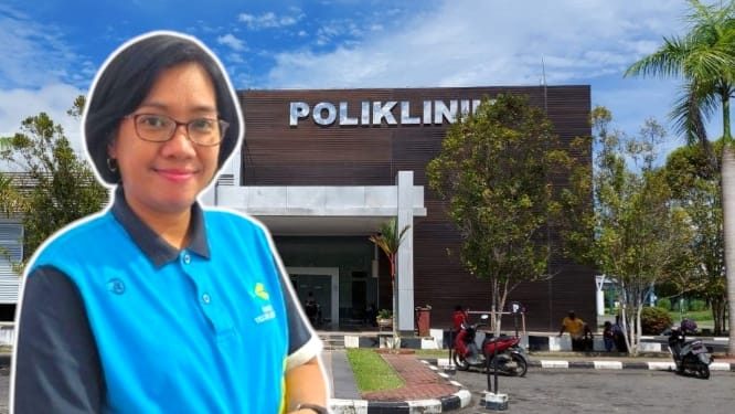 Plt. Direktur RSUD Teluk Bintuni, dr. Novita Panggau, Sp.PD.M.MRS.FINASIM, Jumat (3/10/2025). (Suara Damai/Labes Remetwa)